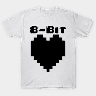 8-Bit Heart (Black) T-Shirt